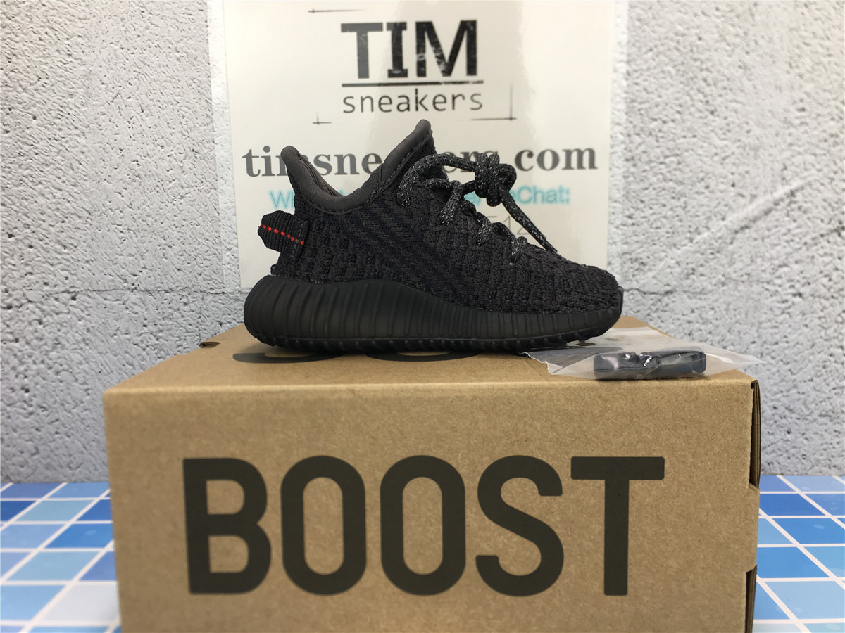 Free Shipping Yeezy Boost 350 V2 Black Non Reflective Infant